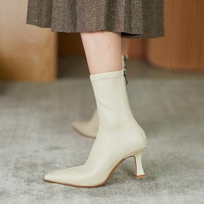 Bottines en Cuir Élégantes